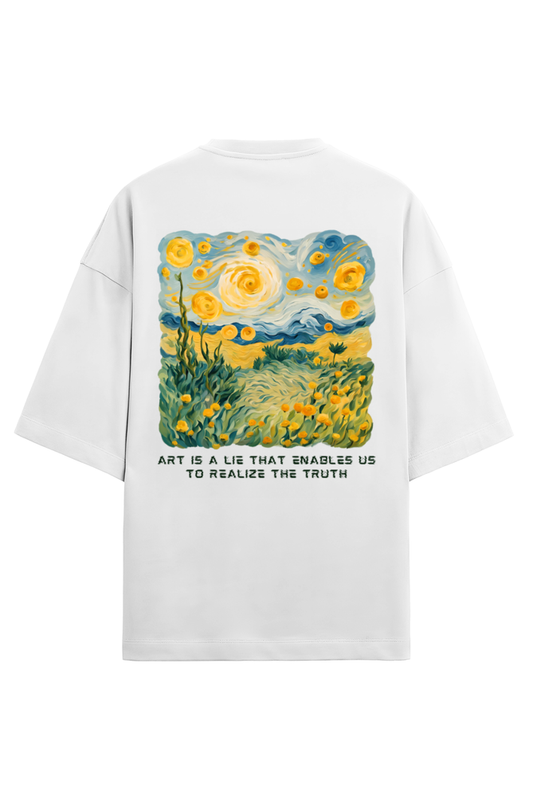 TRUTH OF ART *TERRY OVERSIZED T-SHIRT