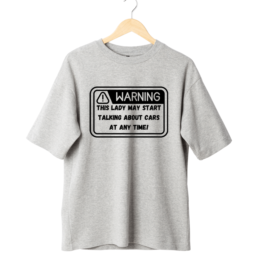 Caution oversized t-shirt for her!